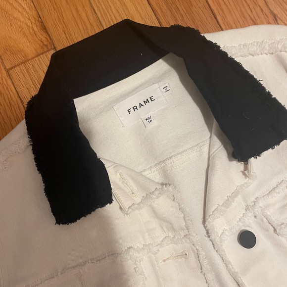 FRAME white denim jacket - Picture 2 of 4